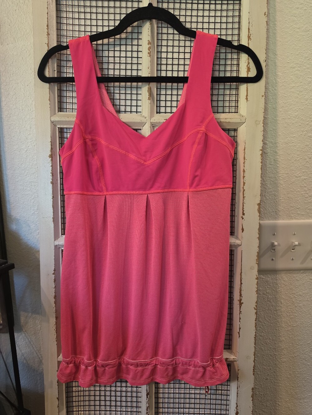 Lululemon Pink Hustle And Bustle Tank
